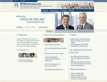 Tablet Screenshot of nycneurosurgery.com